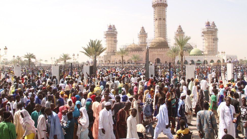 Grande Mosquée de Touba pendant le Grand Magal